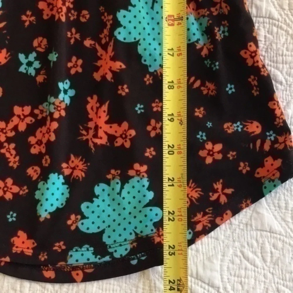 LulaRoe Floral Dress Size 4 polyester/spandex